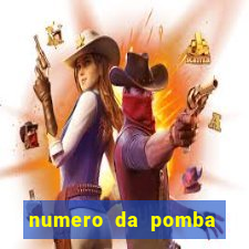 numero da pomba jogo do bicho